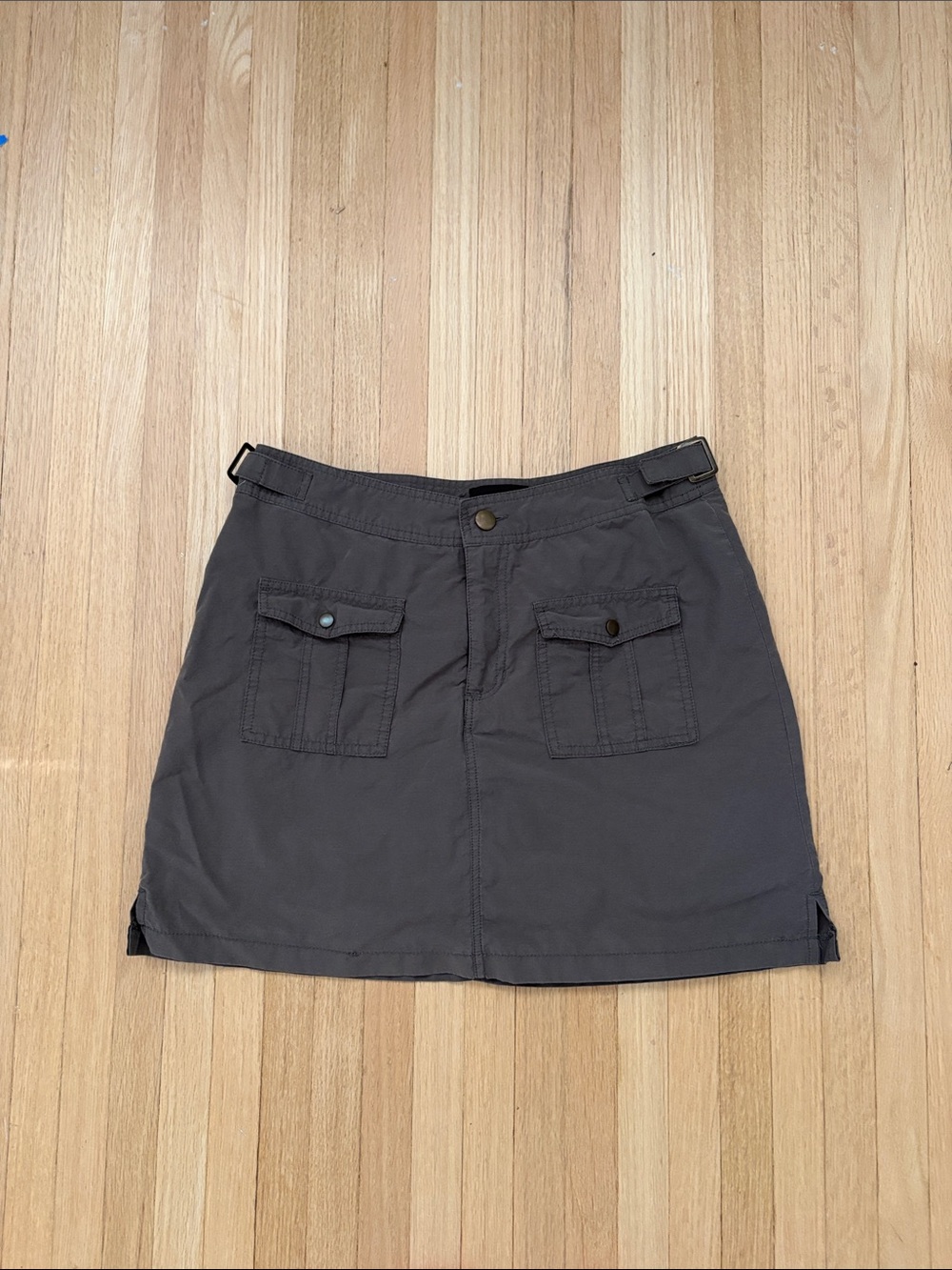 NWD Y2K Brown Cargo Utility Mini Skort – Size Small